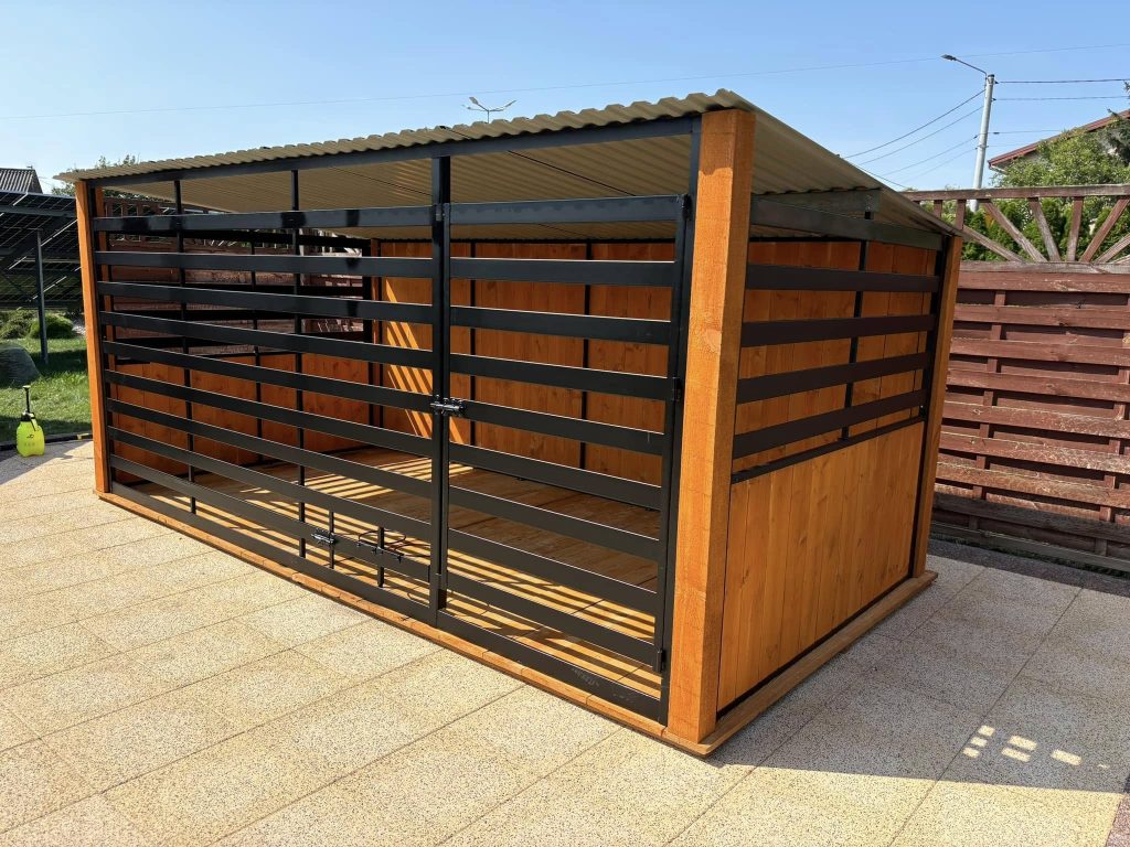 Kojec stalowy dla psa – konstrukcja stalowa Rapstal